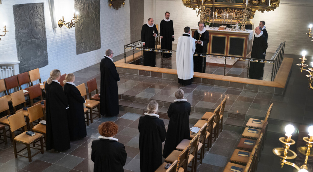 Kirkerum set oppefra